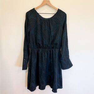 NWT Dark Blue Long Sleeve Dress size large